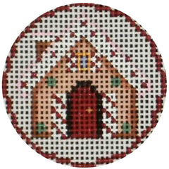 Rebecca Wood Designs Gingerbread House Ornament Needlepoint Canvas
