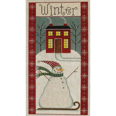 Rebecca Wood Designs Winter Folk Banner Needlepoint Canvas