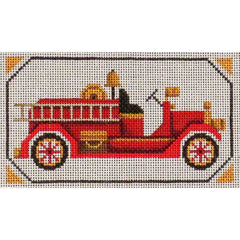 Rebecca Wood Designs Fire Engine Needlepoint Canvas