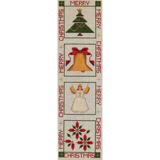 Rebecca Wood Designs December Christmas Banner Needlepoint Canvas