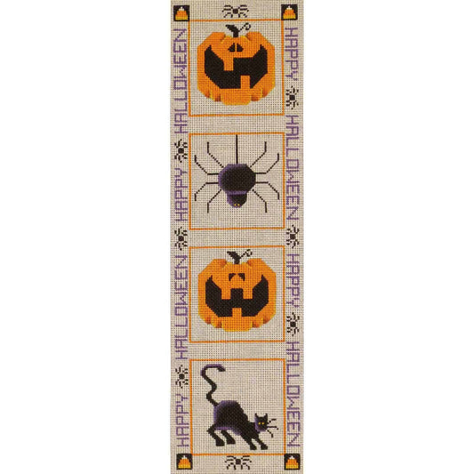 Rebecca Wood Designs October Halloween Banner Needlepoint Canvas