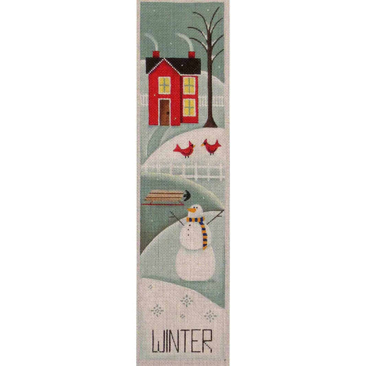 Rebecca Wood Designs XL Winter Insert Needlepoint Canvas