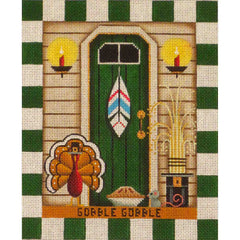 Rebecca Wood Designs November Entryway Needlepoint Canvas