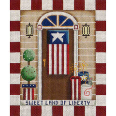 Rebecca Wood Designs July Entryway Needlepoint Canvas