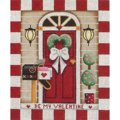 Rebecca Wood Designs February Entryway Needlepoint Canvas