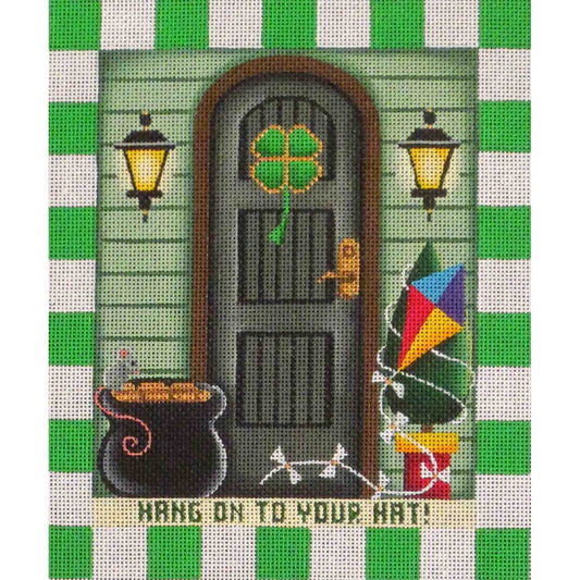 Rebecca Wood Designs March Entryway Needlepoint Canvas