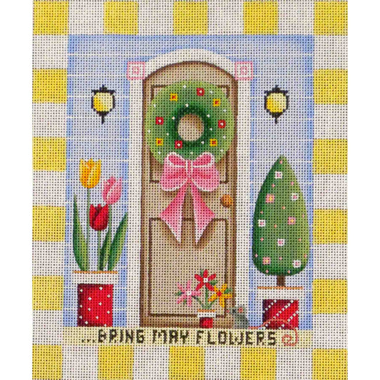 Rebecca Wood Designs May Entryway Needlepoint Canvas
