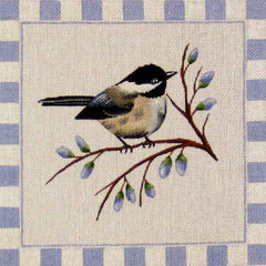 Rebecca Wood Designs Chickadee Needlepoint Canvas