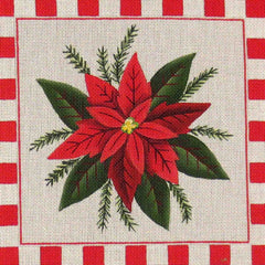 Rebecca Wood Designs Poinsettia Needlepoint Canvas
