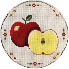Rebecca Wood Designs September Round Pillow Needlepoint Canvas