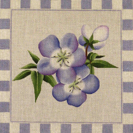 Rebecca Wood Designs Baby Blue Needlepoint Canvas