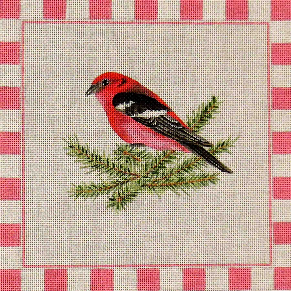 Rebecca Wood Designs White Winged Needlepoint Canvas