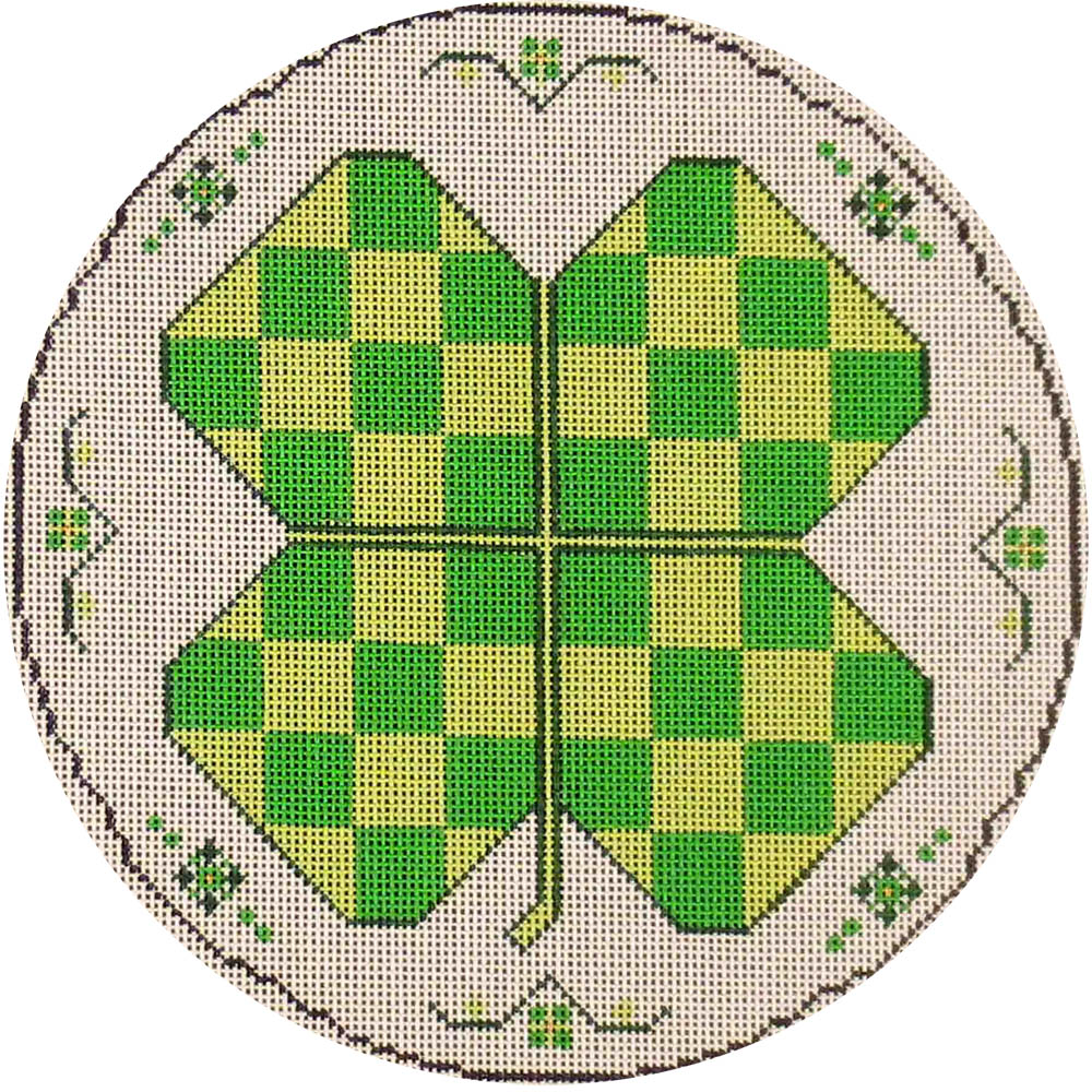 Rebecca Wood Designs March Round Pillow Needlepoint Canvas