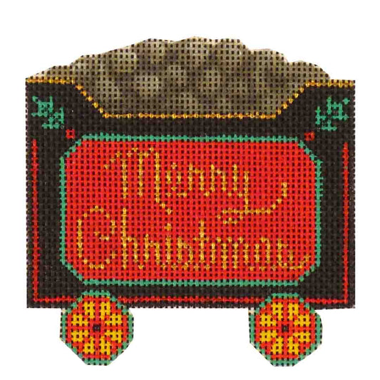 Rebecca Wood Designs Coal Car Needlepoint Canvas