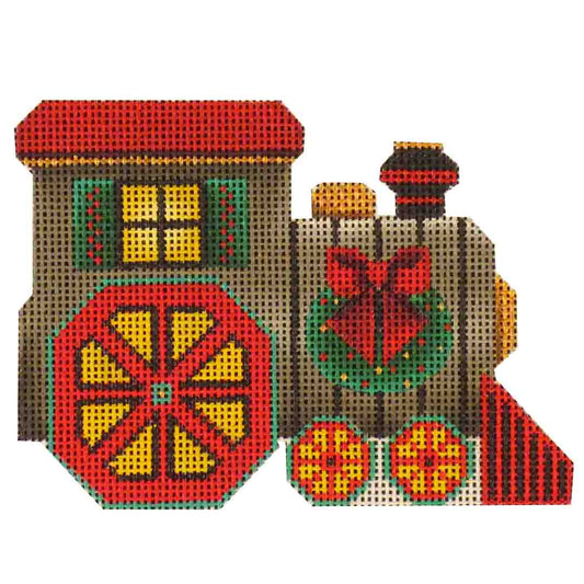 Rebecca Wood Designs Christmas Engine Needlepoint Canvas