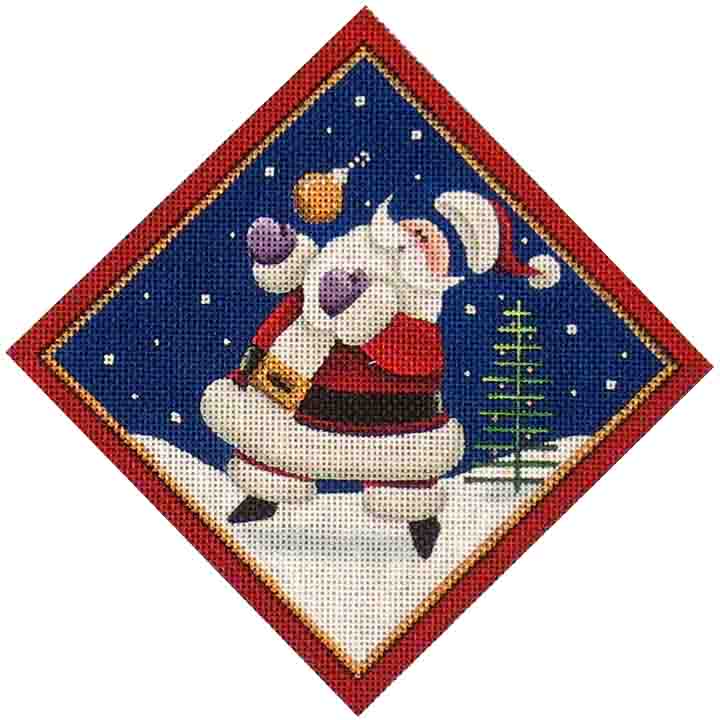 Rebecca Wood Designs Loose Bulb Needlepoint Canvas