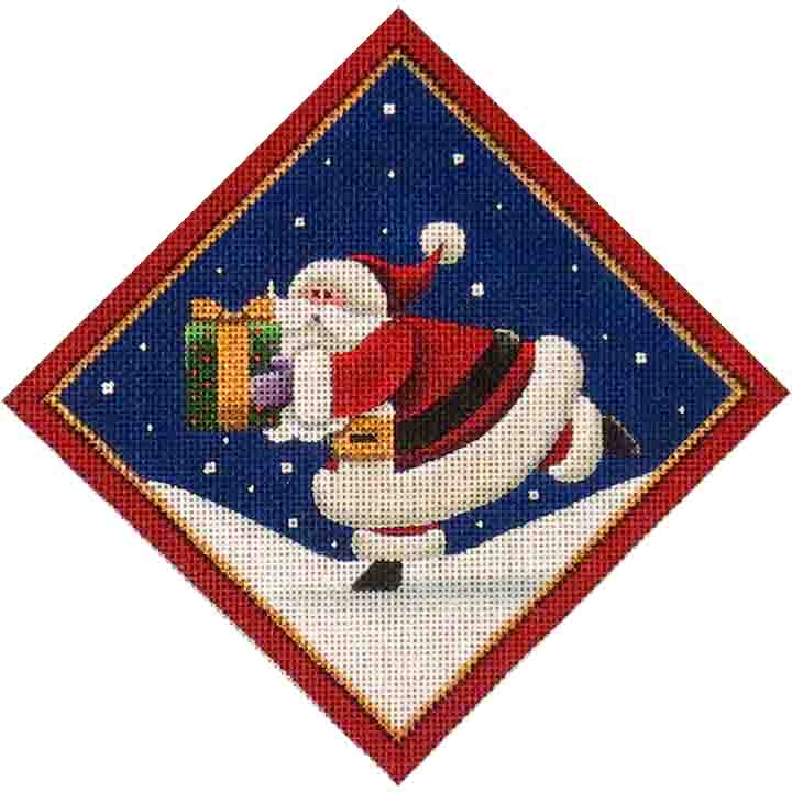 Rebecca Wood Designs In a Rush Needlepoint Canvas