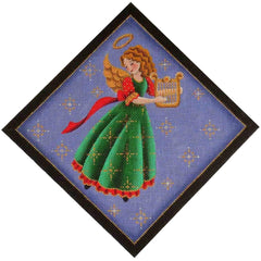 Rebecca Wood Designs Harp Angel Needlepoint Canvas