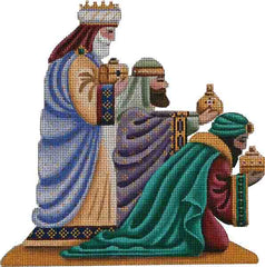 Rebecca Wood Designs Three Wise Men Needlepoint Canvas