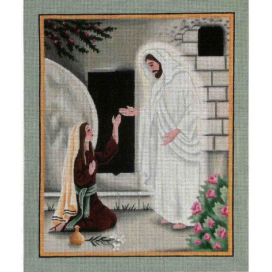 Rebecca Wood Designs He is Risen Needlepoint Canvas