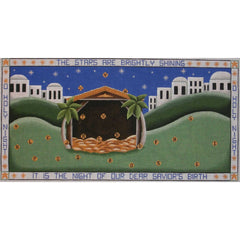 Rebecca Wood Designs Advent Nativity Needlepoint Canvas
