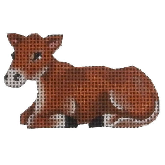 Rebecca Wood Designs Advent Cow Needlepoint Canvas