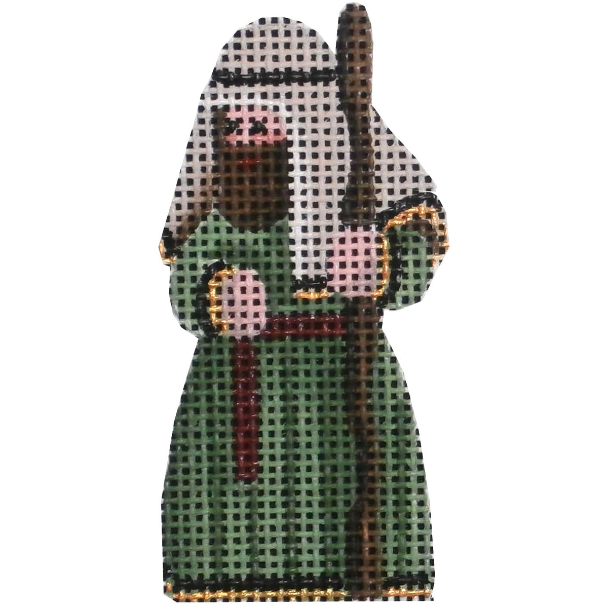 Rebecca Wood Designs Advent Joseph Needlepoint Canvas