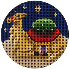 Rebecca Wood Designs Red Camel Needlepoint Canvas