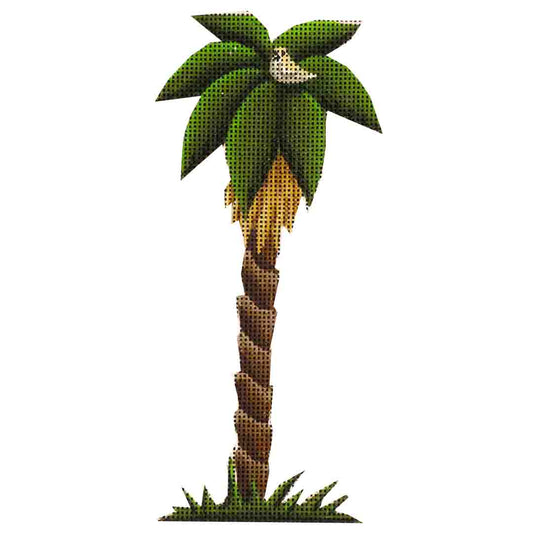 Rebecca Wood Designs Palm Tree with Bird Needlepoint Canvas