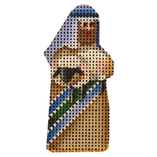 Rebecca Wood Designs Shepherd & Lamb Needlepoint Canvas