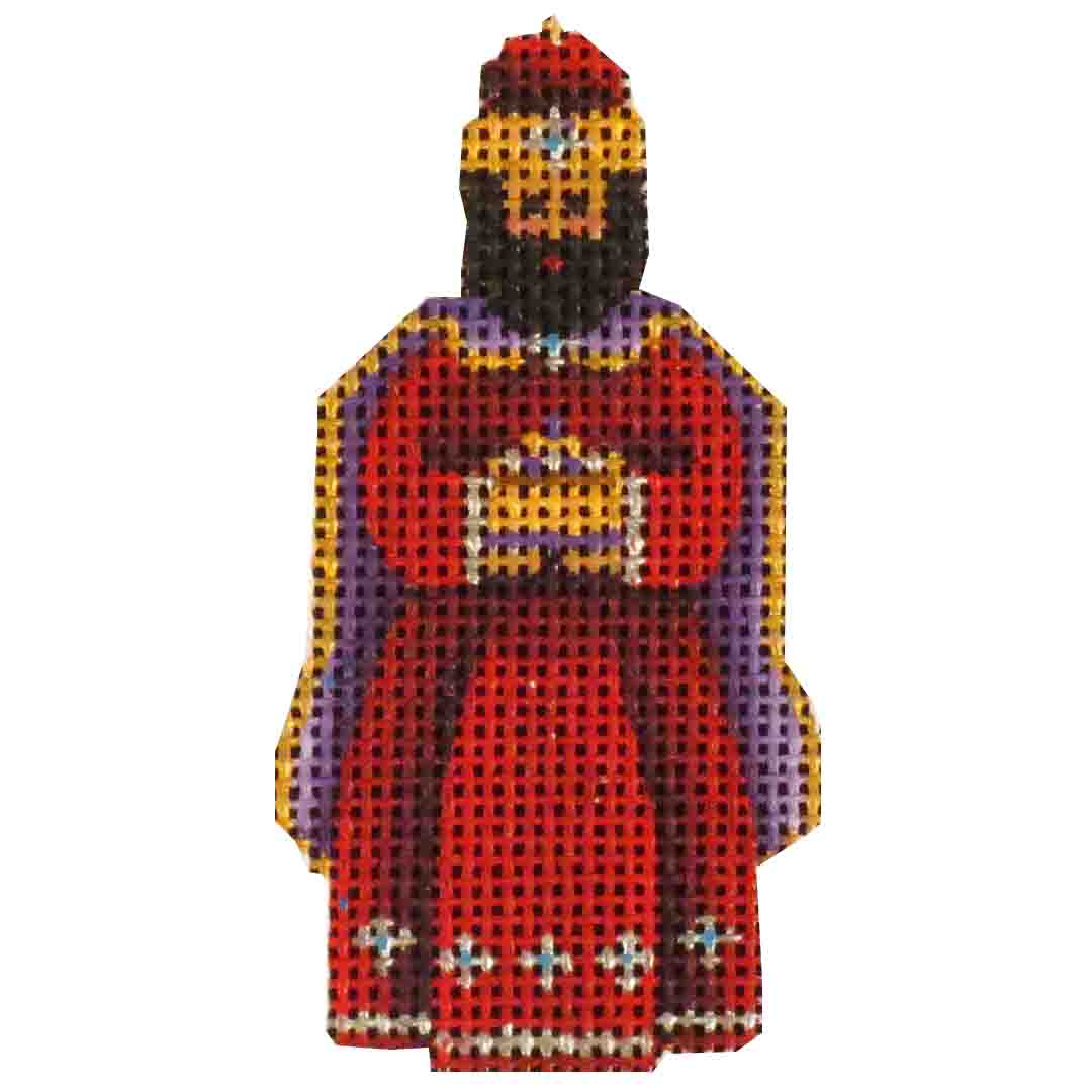 Rebecca Wood Designs Red Magi with Red Turban Needlepoint Canvas