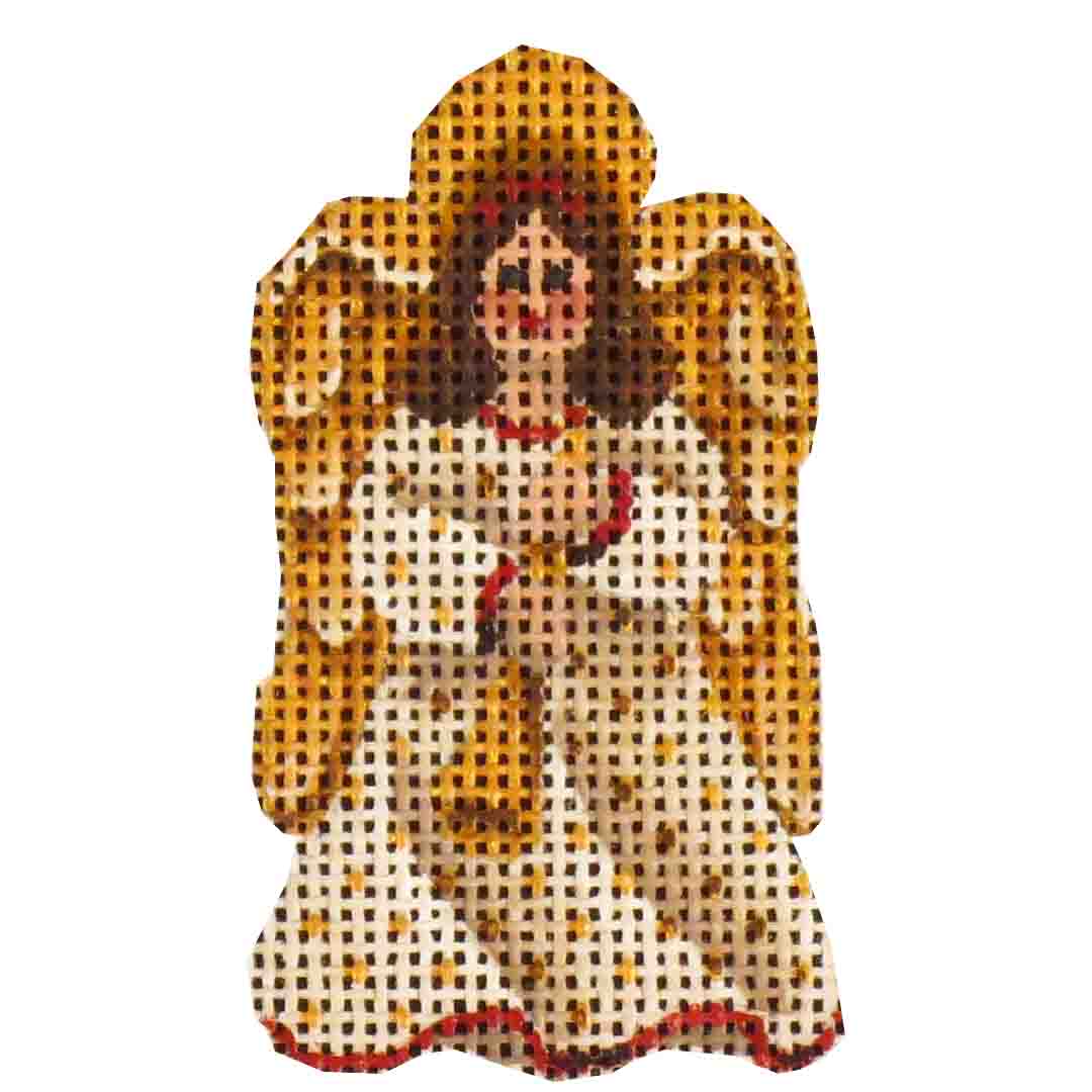 Rebecca Wood Designs Yellow Angel Needlepoint Canvas