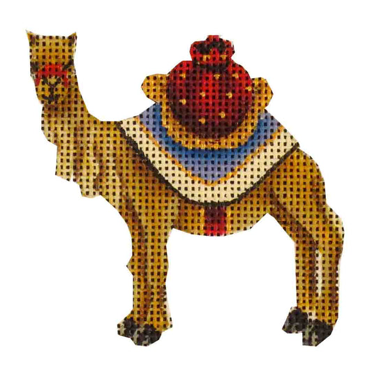Rebecca Wood Designs Standing Red Camel Needlepoint Canvas