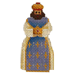 Rebecca Wood Designs Blue Magi with Yellow Turban Needlepoint Canvas