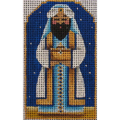 Rebecca Wood Designs Blue Magi Needlepoint Canvas
