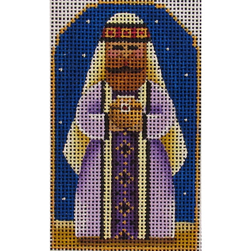 Rebecca Wood Designs Lavender Magi Needlepoint Canvas