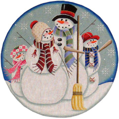 Rebecca Wood Designs Snow Globe Needlepoint Canvas