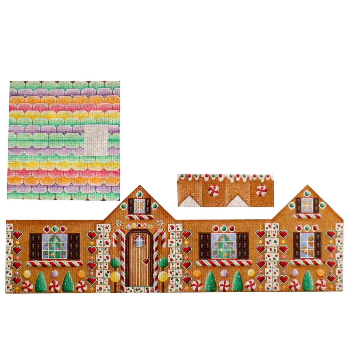 Rebecca Wood Designs Cookie House Needlepoint Canvas