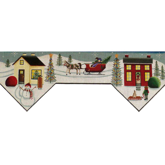 Rebecca Wood Designs Country Christmas Three Needlepoint Canvas