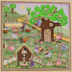 Rebecca Wood Designs Easter Business Needlepoint Canvas