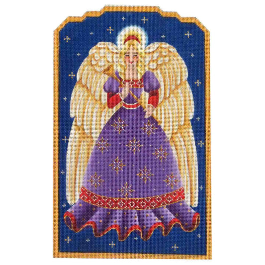 Rebecca Wood Designs Nordic Angel Needlepoint Canvas