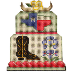 Rebecca Wood Designs Texas Baby Cake Needlepoint Canvas