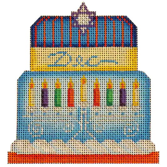 Rebecca Wood Designs Judaic Baby Cake Needlepoint Canvas