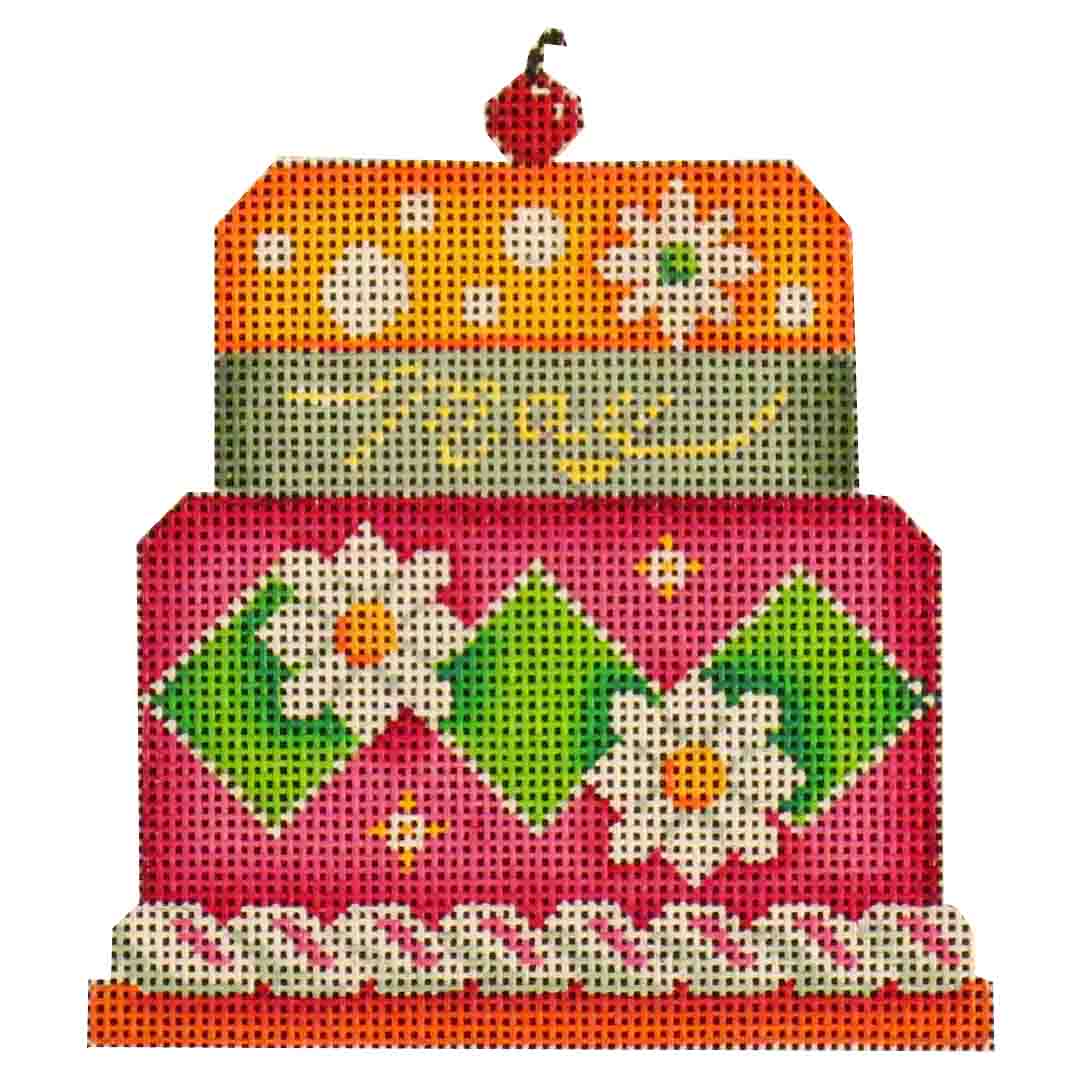 Rebecca Wood Designs May Baby Cake Needlepoint Canvas