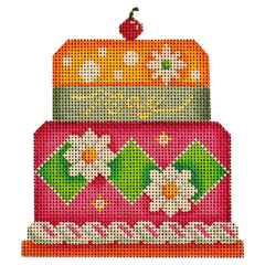 Rebecca Wood Designs May Baby Cake Needlepoint Canvas