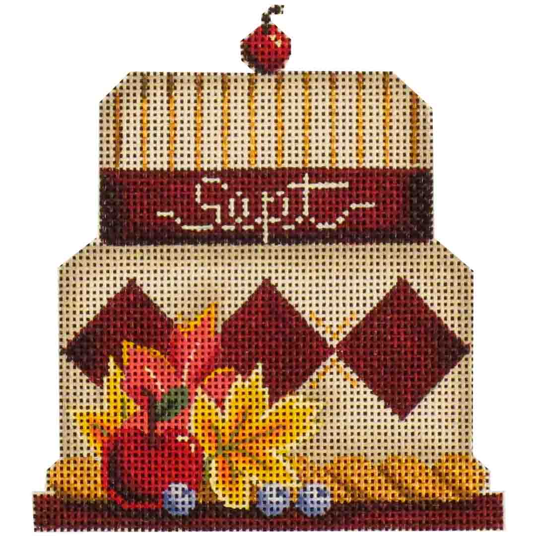 Rebecca Wood Designs September Baby Cake Needlepoint Canvas