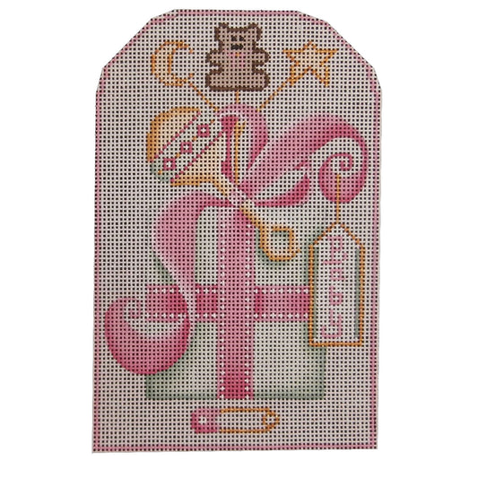 Rebecca Wood Designs Baby Girl Presents Needlepoint Canvas