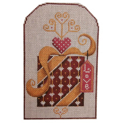 Rebecca Wood Designs February Presents with Heart Needlepoint Canvas