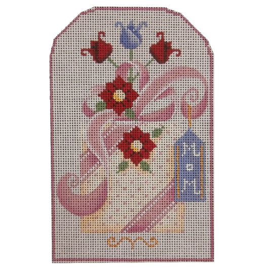 Rebecca Wood Designs Mothersday Presents with Flowers Needlepoint Canvas