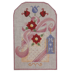 Rebecca Wood Designs Mothersday Presents with Flowers Needlepoint Canvas